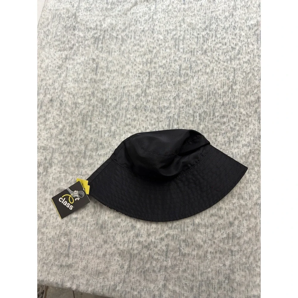 Art Class Kids Reversible Bucket‎ Hat Black Daisy Floral UPF 50 OSFM HT6970660SK